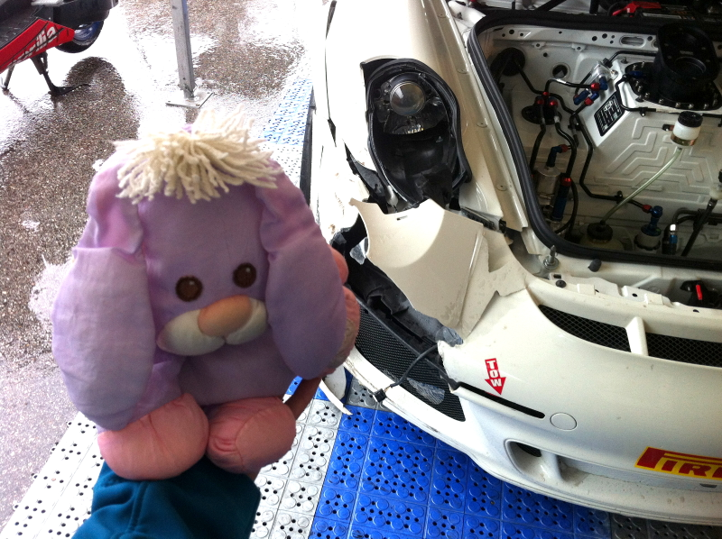 Illustration for article titled If All Else Fails, Blame Fluffy Bunny For Your Race Car's Problems